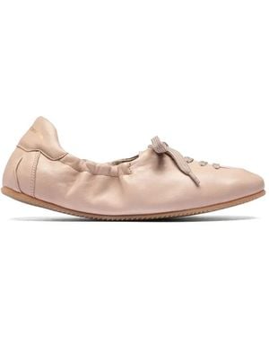 Officine Creative Baskets Ballet 101 En Cuir À Lacets - Pink