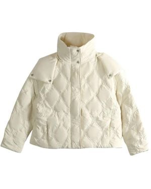 Canada Goose Quilted Hooded Jacket - White