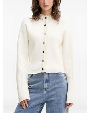 Never Fully Dressed Cardigan Mit Knöpfen - Weiß