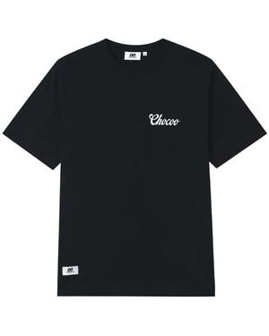 Chocoolate Logo-Print Cotton T-Shirt - Black