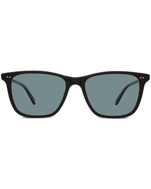 Garrett Leight Hayes Rectangle-Frame Sunglasses - Black