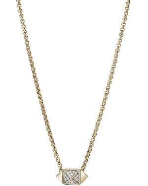 John Hardy Icon Stud Diamond Necklace - Metallic
