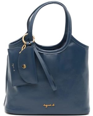 agnès b. Nathalie Tote Bag - Blue