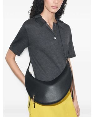 Tory Burch Pierced Crossbody Bag - Grey