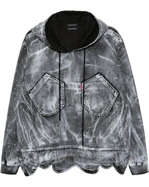 JUNTAE KIM Painted Petal Hoodie - Gray