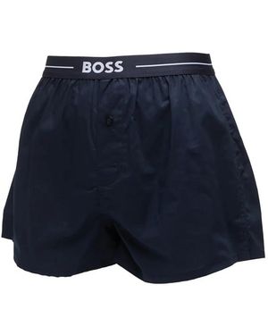 BOSS Boxers À Taille Logo (Lot De Deux) - Blue