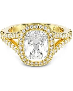 Swarovski Anello Una Angelic Con Cristalli - Metallizzato