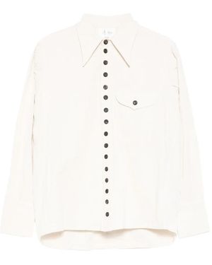 John Alexander Skelton Camicia Con Effetto Increspato - Bianco