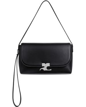 Courreges Icontype Shoulder Bag - Black