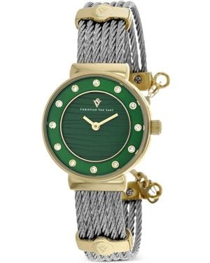 Christian Van Sant Cavo 28Mm Watch - Green