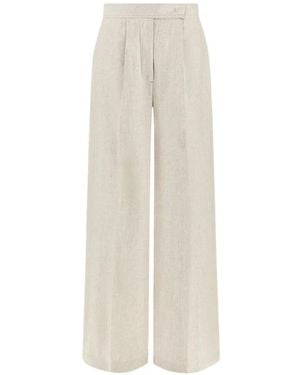 Paul & Shark Pleated Tailored Trousers - White