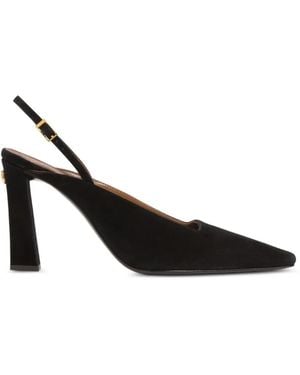 Giuseppe Zanotti Seal Slingback 90 Court Shoes - Black