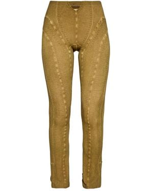 Nike X Knwls Cut-Out Ribbed Leggings - Natural