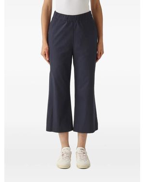 Gran Sasso Pantalon Court À Taille Élastique - Blue
