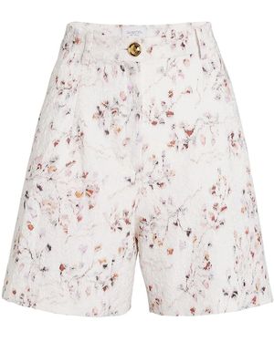 Giambattista Valli Patterned-Jacquard Shorts - White