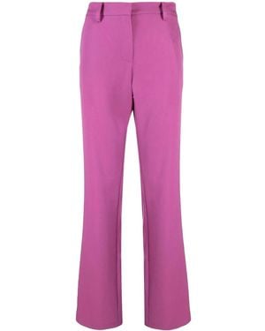 Magda Butrym Straight-Leg Wool Trousers - Pink