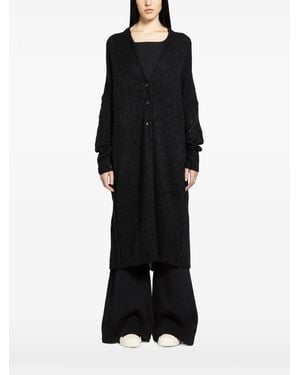 Thom Krom Long Buttoned Cardigan - Black