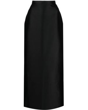 Sachin & Babi Isolde Satin-Finish Skirt - Black