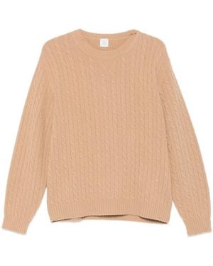 Eleventy Pull En Maille Torsadée - Neutre