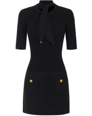 Elisabetta Franchi Mini Dress - Black