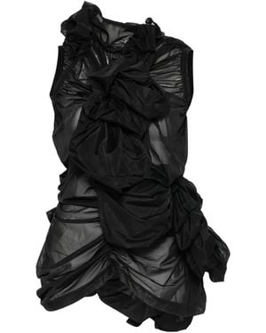 Comme des Garçons Sleeveless Tops - Black
