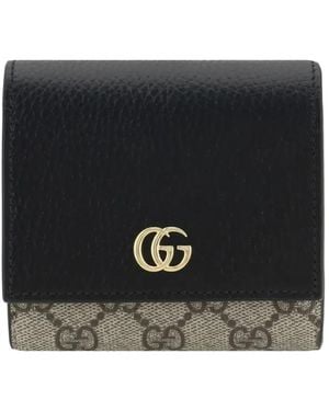 Gucci Gg Supreme Portemonnee - Zwart