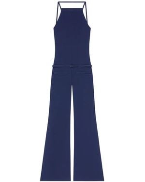 Courreges Backless Jumpsuit - Blue