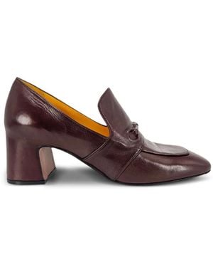 Madison Maison Mocassins En Cuir À Mors - Brown