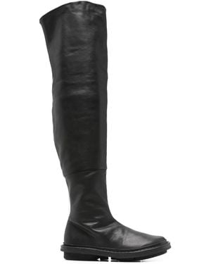 Trippen Botas altas de piel - Negro