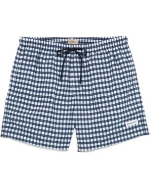 Woolrich Costume Da Bagno Con Vita Elasticizzata - Blu