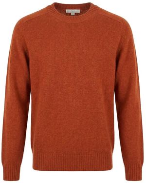 Malo Crew-Neck Cashmere Sweater - Orange