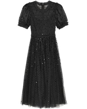 Needle & Thread Giselle Midi Dress - Black