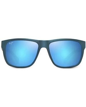 Maui Jim Puakea Square-Frame Sunglasses - Blue