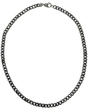 Chrome Hearts Collier Extra Fancy À Maille Cubaine - Métallisé