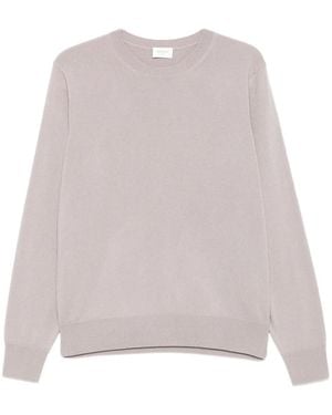 Saint Laurent Kaschmirpullover mit Rundhalsausschnitt - Natur