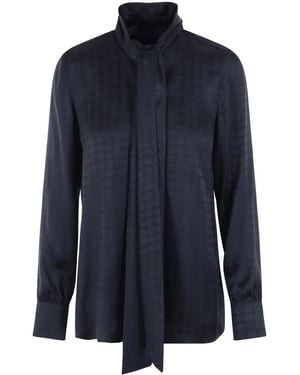 10 Corso Como Camisa Lavallière - Azul