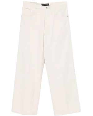 FEDERICO CINA Grape-Print Jeans - White