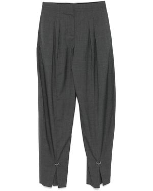 Mugler テーラードパンツ - グレー