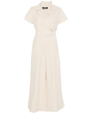 Weekend by Maxmara Wrap Culotte Jumpsuit - White