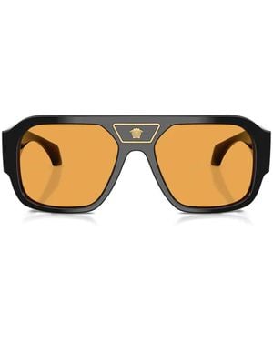 Versace Medusa Square Sunglasses - Metallic