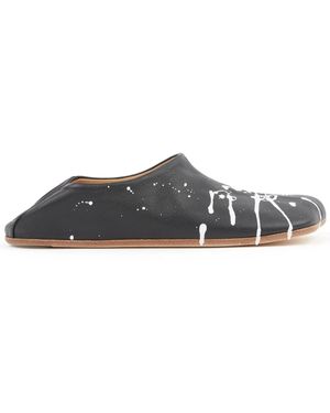 MM6 by Maison Martin Margiela Anatomic フラットシューズ - ブラック