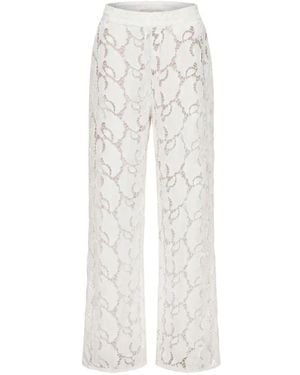 Nicholas Sandra Wide-Leg Trousers - White