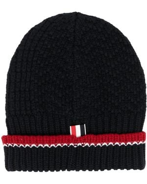 Thom Browne ニットビーニー - ブルー