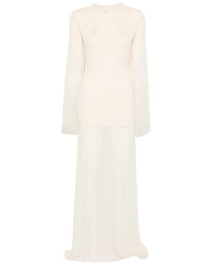 AYA MUSE Calla Cutout-Detail Maxi Dress - White