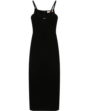 MICHAEL Michael Kors Strapless Midi Dress - Black