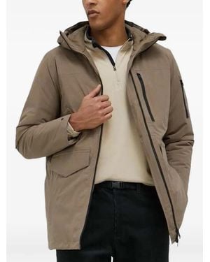 Jack Wolfskin Veste Zippée À Capuche - Marron