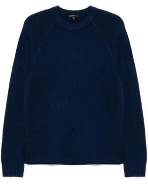 James Perse Kaschmirpullover Mit Rundhalsausschnitt - Blau