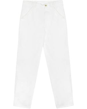 Comme des Garçons Belt-Loops Woven Trousers - White