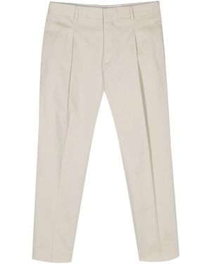 Dell'Oglio Sandy Mid-Rise Tailored Trousers - Natural