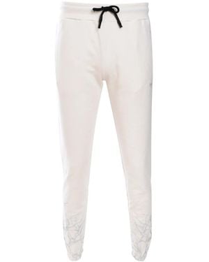 Phobia Lightning-Embroidered Track Trousers - White